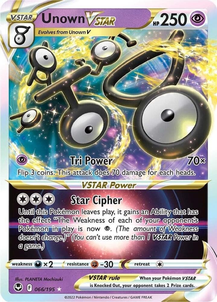 Unown VSTAR - SWSH12: Silver Tempest