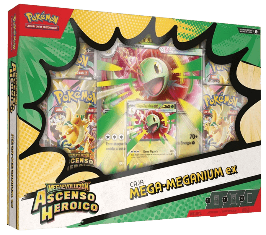 Megaevolución—Ascenso Heroico: Caja Mega-Meganium ex