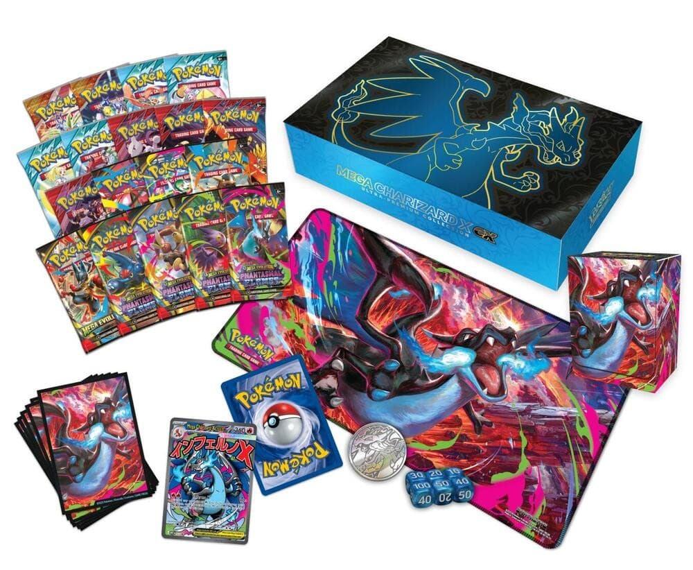 Mega Charizard X ex Ultra Premium Collection - Miscellaneous Cards & Products (MCAP) perks